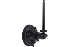 TOPINCN Camping Flashlight Holder, Portable Camp Lamp Stand with Suction Cup, 360 Degree Adjustable Metal Outdoor Light Brack