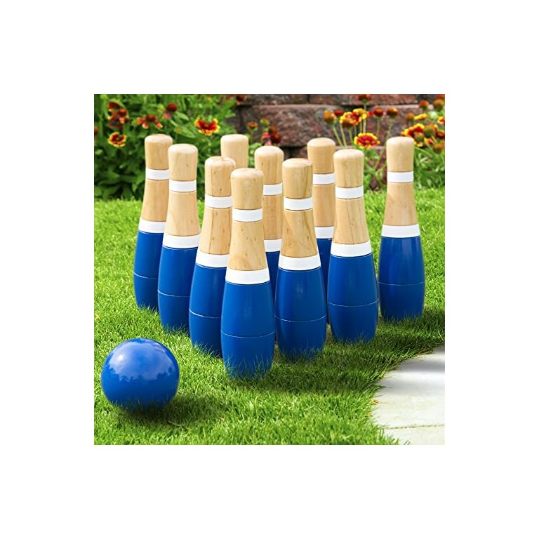 Backyard Lawn Bowling Game Indoor And Outdoor Family Fun For Kids And