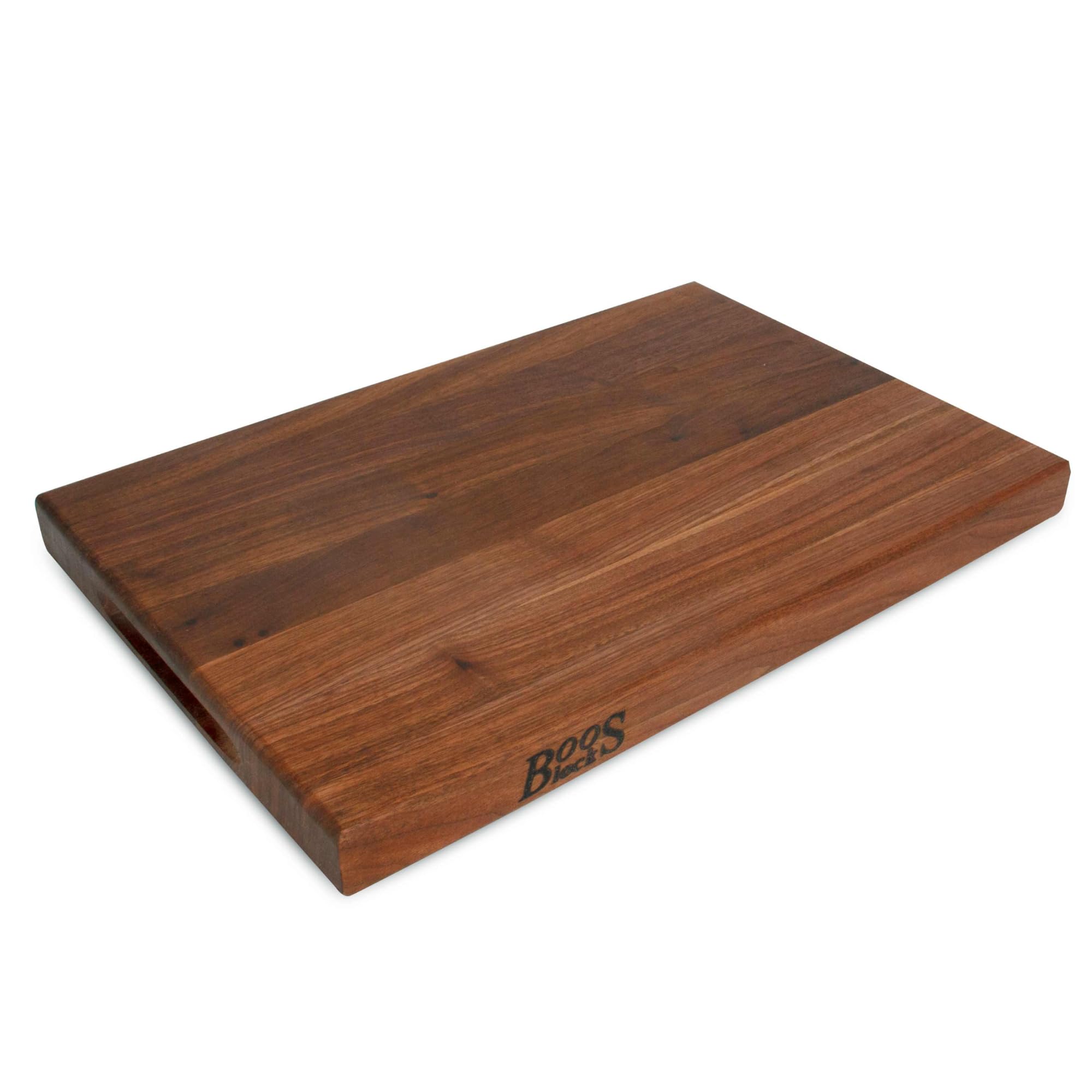 Boos Block Walnut Chopping Board - Thick Wooden Chopping Board - Butchers Block Cutting Board - Safe For Food Preparation - 18 x 12 x 1.5 Inches