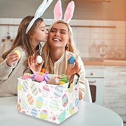 FXOLCSHE Rectangular Easter basket,Dirty laundry