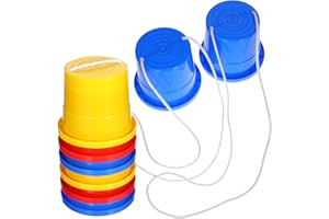 VICASKY Kids Stilts Bucket Walking – Adjustable Plastic Balancing for Kids 8-12 Teens, Walking Balance Buckets