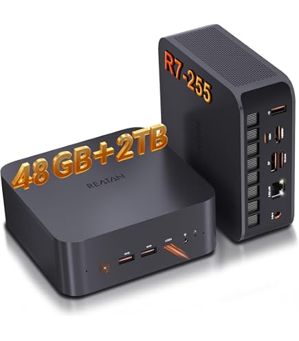 GEEKOM A9 Max AI Boost Mini PC,AMD Ryzen AI9 HX370(80Tops)32GB