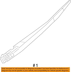MOPAR 68197110AA - Arm Rear Wiper