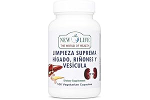 MANTENIENDO TU SALUD New Life Limpieza Suprema Hígado Riñones y Vesicula, Healthy Liver, Dandelion Root, Milk Thistle Extract, 100 Capsules