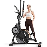 YOSUDA Elliptical Exercise Machine, Compact Elliptical with 12&deg;/45&deg; Incline | 15.5/18.5IN Long Stride, 16 Levels Resistance, 400/500LBS Capacity, Support Kinomap/Fed APP, Qiuet Magnetic System