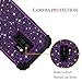 Casetego Compatible with Galaxy S9 Plus Case,Glitter Sparkle Bling Three Layer Heavy Duty Hybrid Sturdy Shockproof Full Body Protective Cover Case for Samsung Galaxy S9 Plus,Shiny Purple