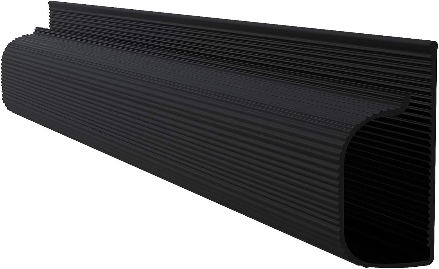 Updated 94" J Channel Cable Raceway - Desk Cord Organizer - Computer Cable Management Under Desk with 196" Mounting Tape - 6 Count Desk Cable Tray for Office, Home, JCCR-05 (15.7" Each, Black): Electronics