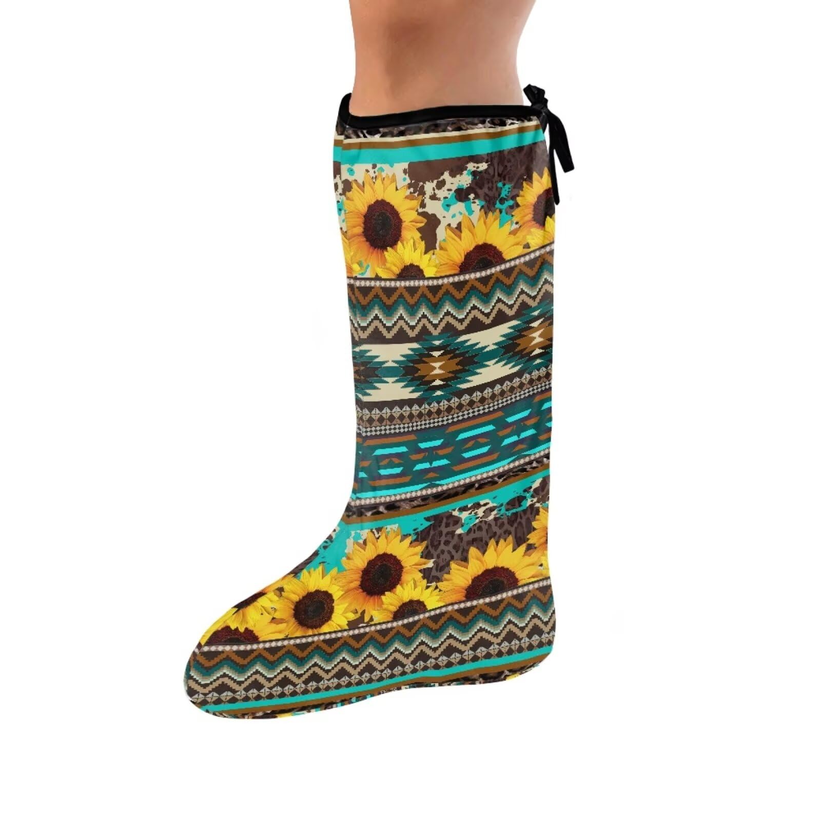LedBack Aztec Leg Cast Cover Sunflower Foot