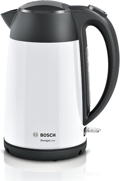 Bosch DesignLine Cordless Kettle 1.7 L 3000W White Black