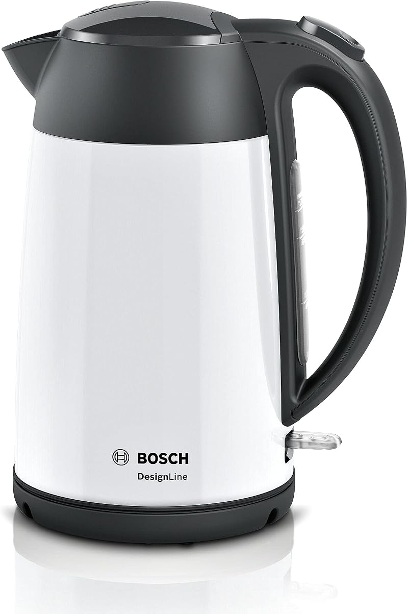 Bosch DesignLine Cordless Kettle 1.7 L 3000W White Black