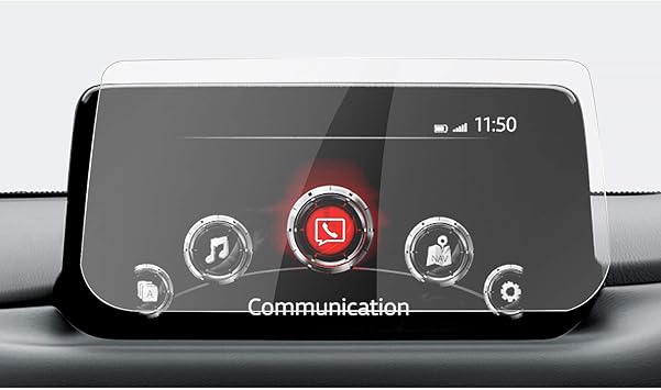 Amazon Ruiya 反射防止タイプ Mazda マツダ 現行ナビ用ガラスフィルム 液晶保護フィルム 硬度9h キズ防止 飛散防止 反射軽減 目に優しい Cx 5 保護フィルム 車 バイク