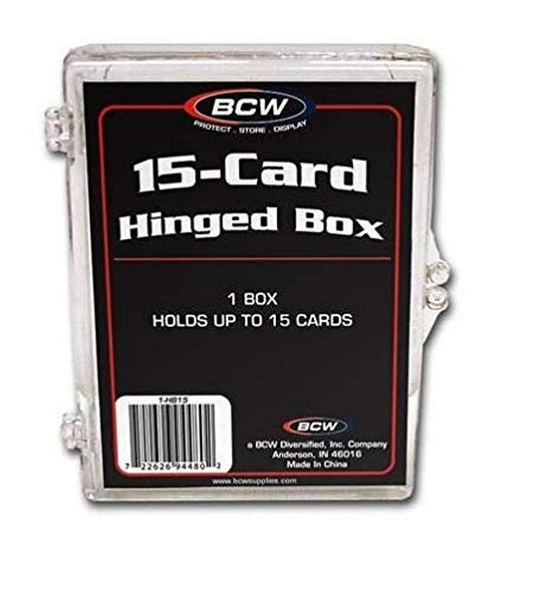 BCW Hinged Trading Card Box - 15 Count