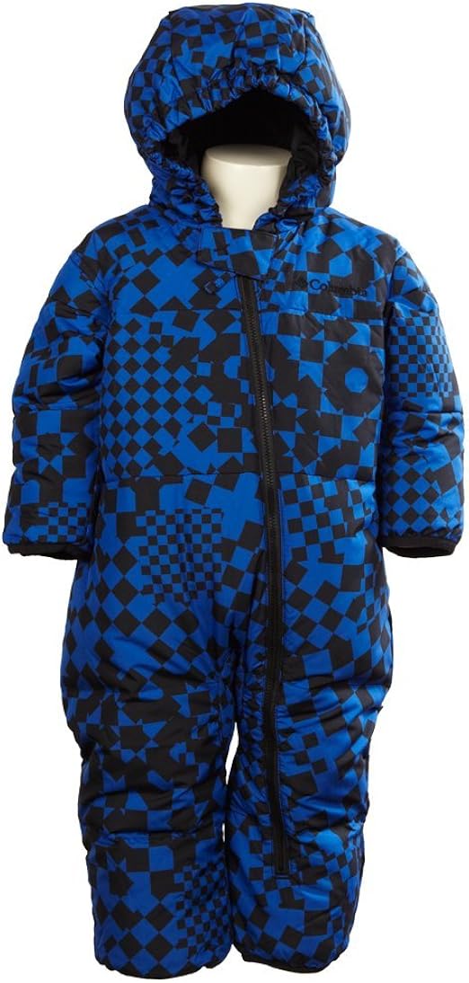 Columbia Baby Boys' Blue Snowsuit with Hood and Booties