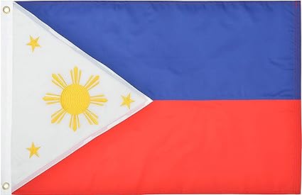 Amazon Com Green Grove Products Philippines 3 X 5 Ft 210d Nylon Premium Outdoor Embroidered Filipino Flag Garden Outdoor Amazon Com Green Grove Products Philippines 3 X 5 Ft 210d Nylon Premium Outdoor Embroidered Filipino Flag Garden Outdoor