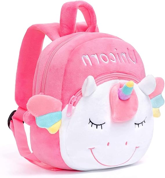 happy unicorn personalized backpack