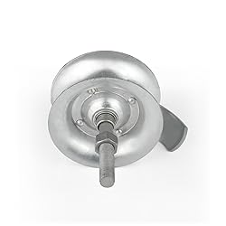 Wmebee 2 Pack Sliding Gate Rollers 5" Steel Pipe