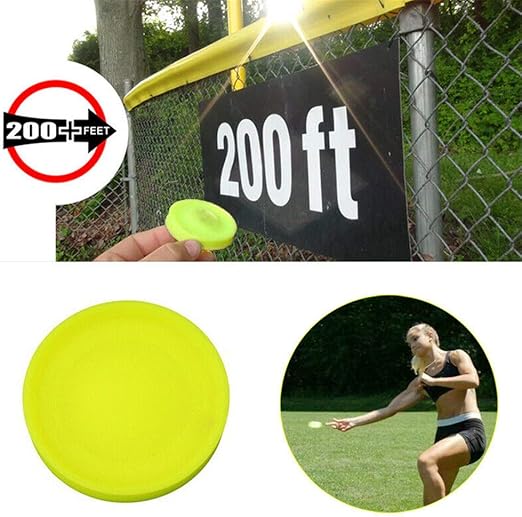 New Zip Chip Mini Frisbee (2 Pieces) Pocket Flexible Soft Spin in Catching Game Flying Disc