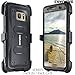 COVRWARE® Galaxy S7 Edge - [Aegis Series] Heavy Duty Dual Layer Hybrid Full-Body Armor Holster Belt-Clip Case [Kickstand] for Samsung Galaxy S7 Edge - Black (CW-S7EG-AG01)