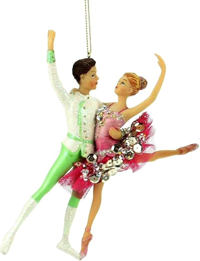 Clara and Her Prince Nutcracker Sugar Plum Fairy Ballerina Christmas