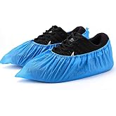 Ogunuoki 100 Pcs (50 Pairs) Premium Shoe Covers Disposable Non Slip Indoor | Fits Up to US Men's 11 &amp; US Women's 13 | One Size Fits Most | Waterproof | Thickened |Tear-resistant | Recyclable