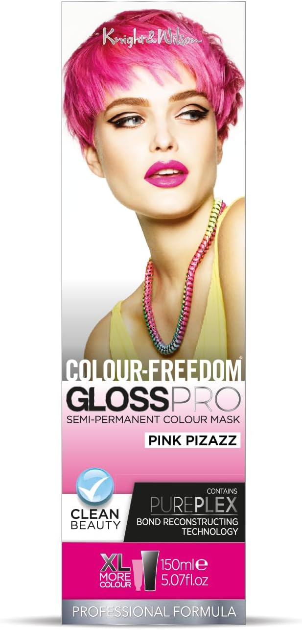 Knight & Wilson Colour Freedom Gloss Pro 150ml Pink Semi-Permanent Colour