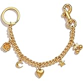 ZACAGO Cherry Bag Charm Keychain, Cherry Purse Charm for Women Handbags | Sparkling Red Glitter Cherry Design with Glossy Resin Details and Gold Tone Hardware, Perfect for Handbags, Purses and Gifts