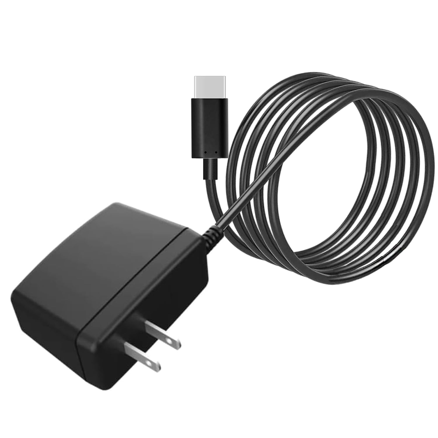 Photo 1 of 15W Power Supply Adapter for Raspberry Pi 4 Power Supply Charger, Type C Power Supply Cord 3.3FT, 15W 5V 3A Power Adapter Charger Replacement (Black)