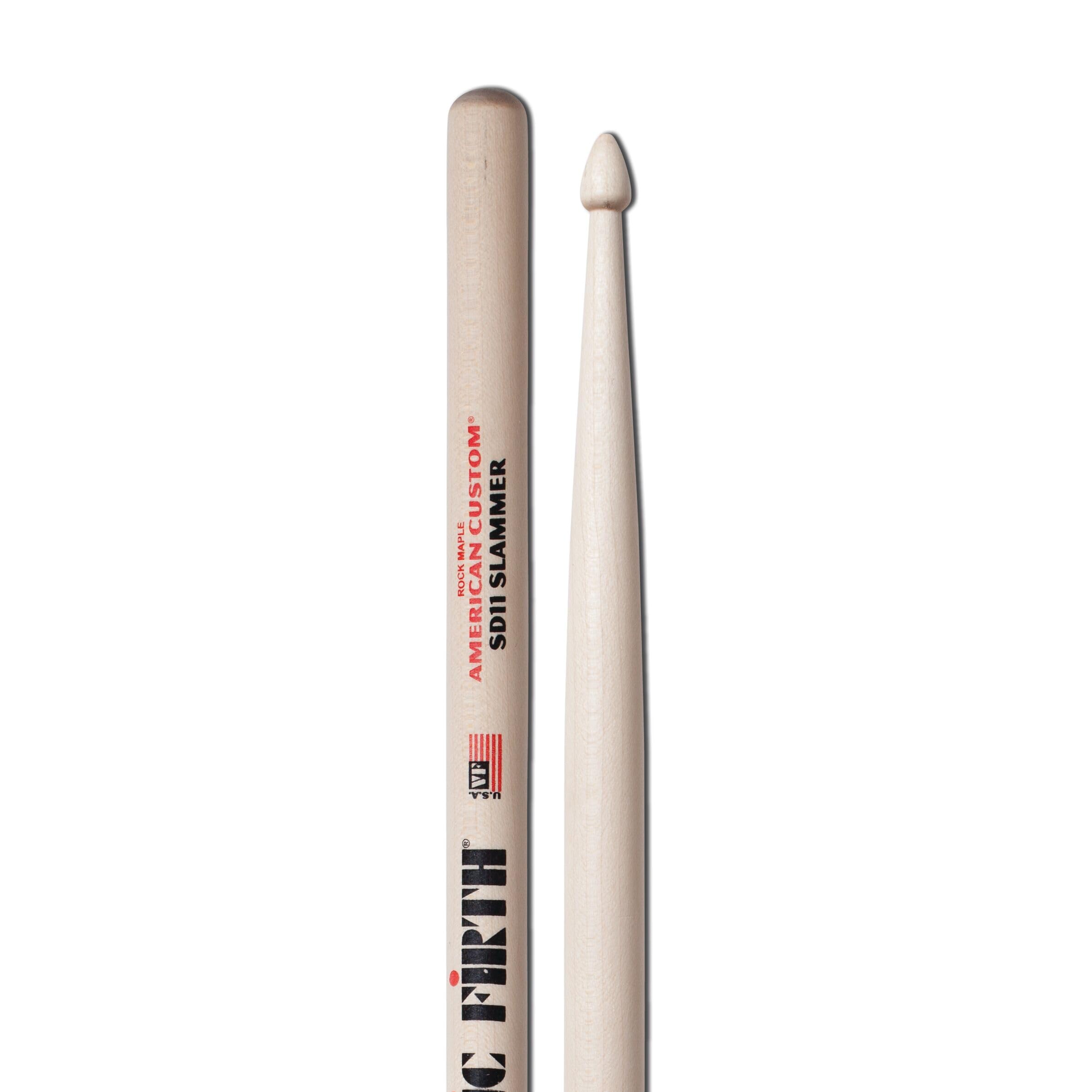 Vic FIrth - American Custom® Drumsticks SD11 - Slammer - Maple - Wood Tip