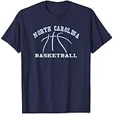 North Carolina Basketball T-Shirts Fan Apparel Hoops Gear T-Shirt
