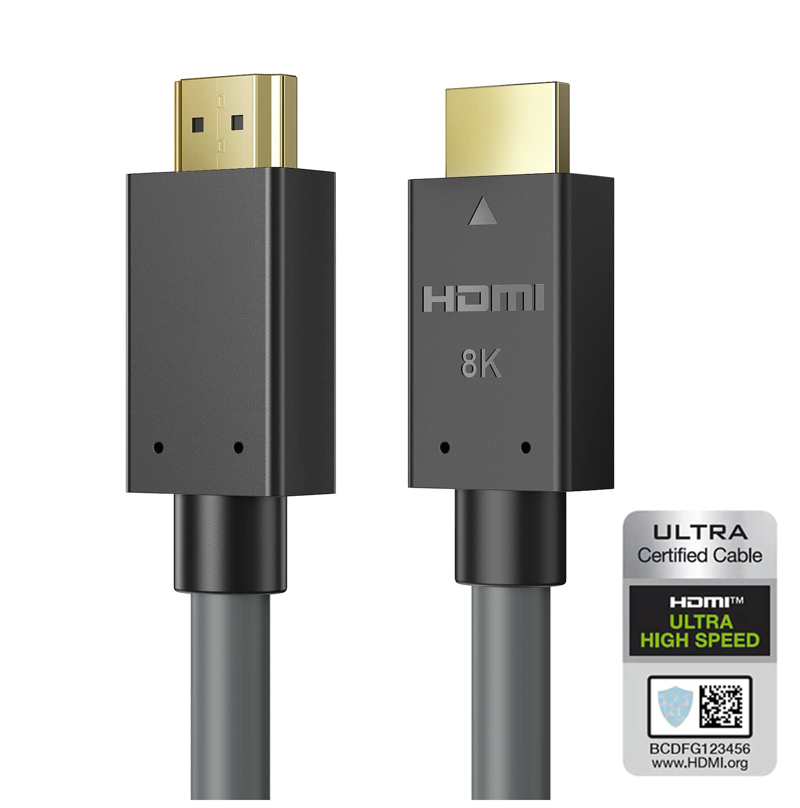 Ablink 8K HDMI Cables 3M,Certified Ultra High Speed HDMI 2.1 Cable 48Gbps 4K120Hz 8K60 144Hz eARC HDR10,HDCP 2.2& 2.3 3D,Compatible with Ps5 Apple TV 4K Roku HDTV Blu-ray PS5/4 Xbox X RTX3090