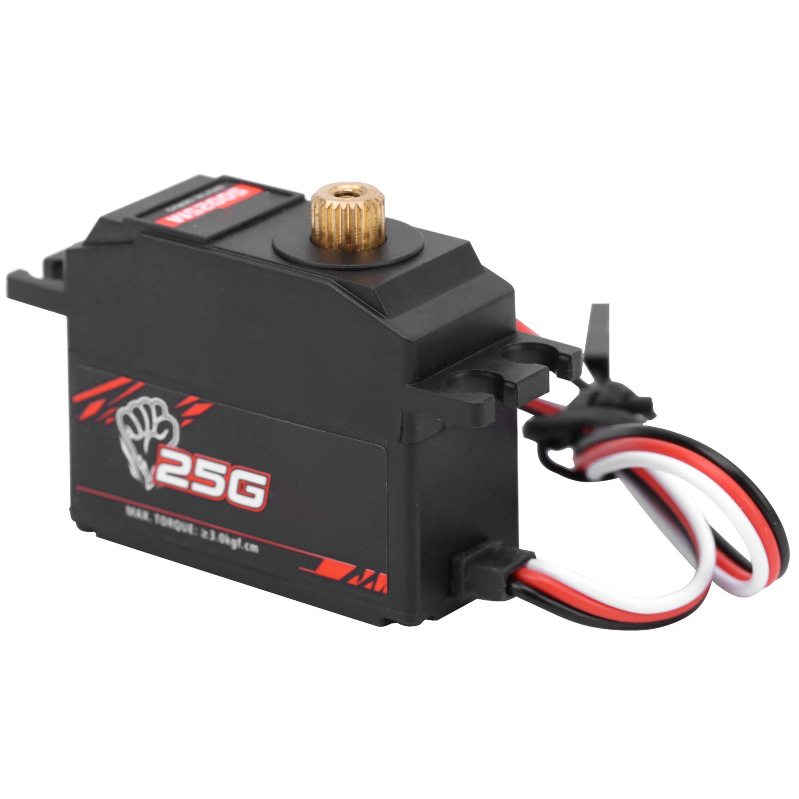 KIMISS Metal Gear Digital Servo S0025M for 1/12 RC Car and Boat Models - High Precision Spare Part Accessory