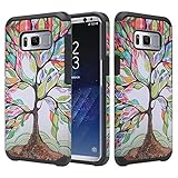 Samsung Galaxy S8 Case, SOGA [Astro Guard Series] Hybrid Armor Cover Protector Case for Samsung Galaxy S8 Cover - Tree