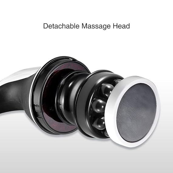 Ikeepi Elektryczny masażer ręczny masaż na podczerwień z 4 ...