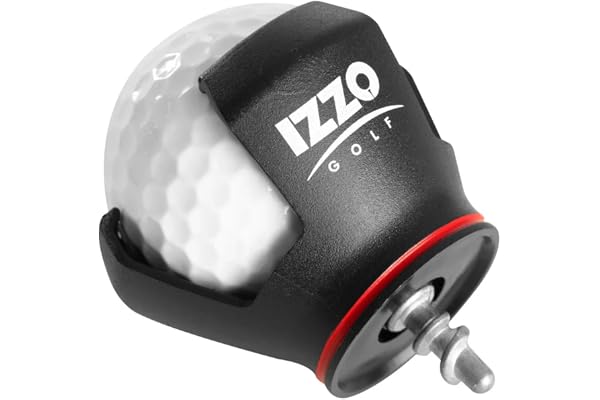 Izzo Golf Ball Grabber for End of Putter, Screw-in 3-Prong Golf Ball Retriever for Putter