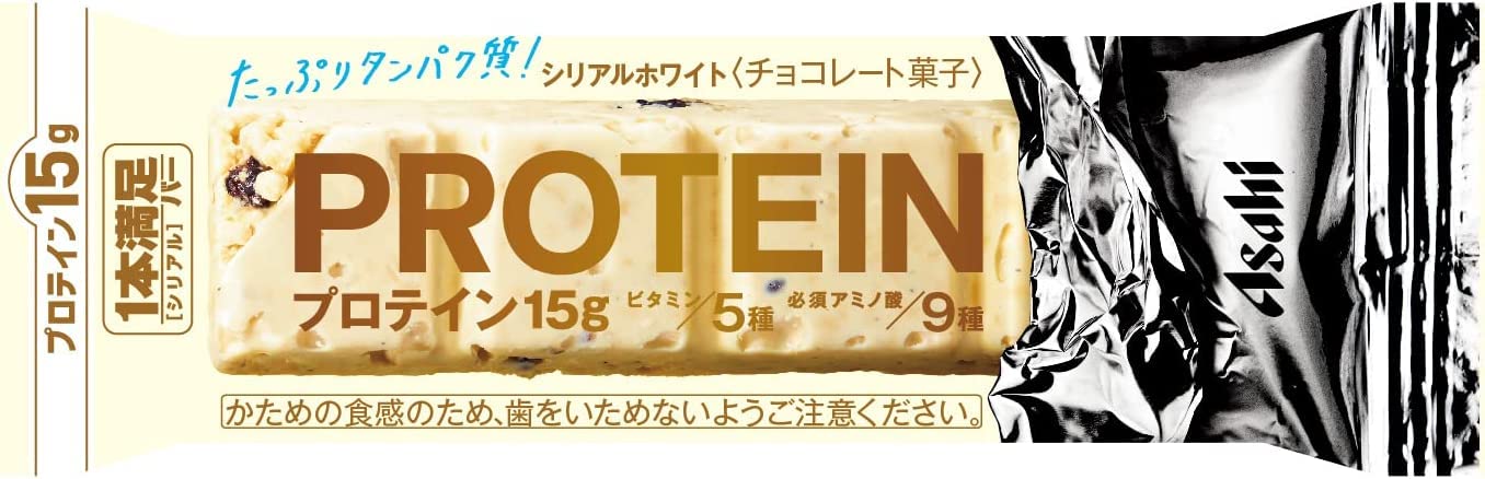 アサヒグループ食品 1本満足バー プロテインホワイト 72本商品画像