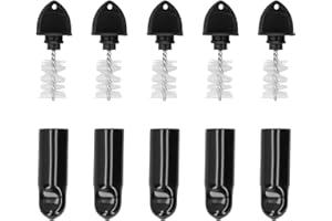Faucet Plug Brush, 5Pcs Beer Tap Brush + 5Pcs Draft Beer Faucet Cover Overnight Faucet Cleaning Plug Suitable for Home Bar Us