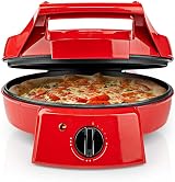 Ex-Pro 12" Retro Red Electric Pizza Maker Table Top Grill 230C view 2