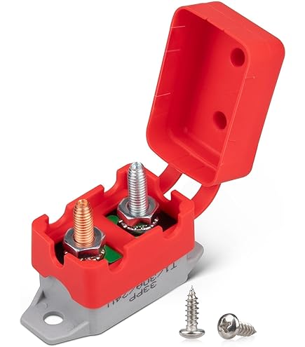 Amazon.com: 30A Type 1 Circuit Breaker, 30 Amp Auto Reset, Bracket
