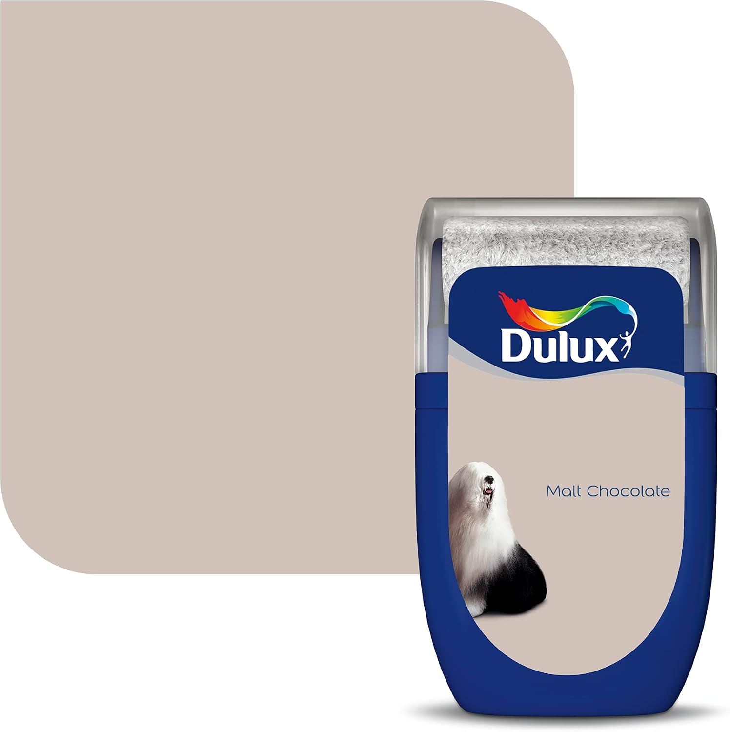 Dulux Walls & Ceilings Tester Paint, Malt Chocolate, 30 ml, 30 ml (Pack of 1)