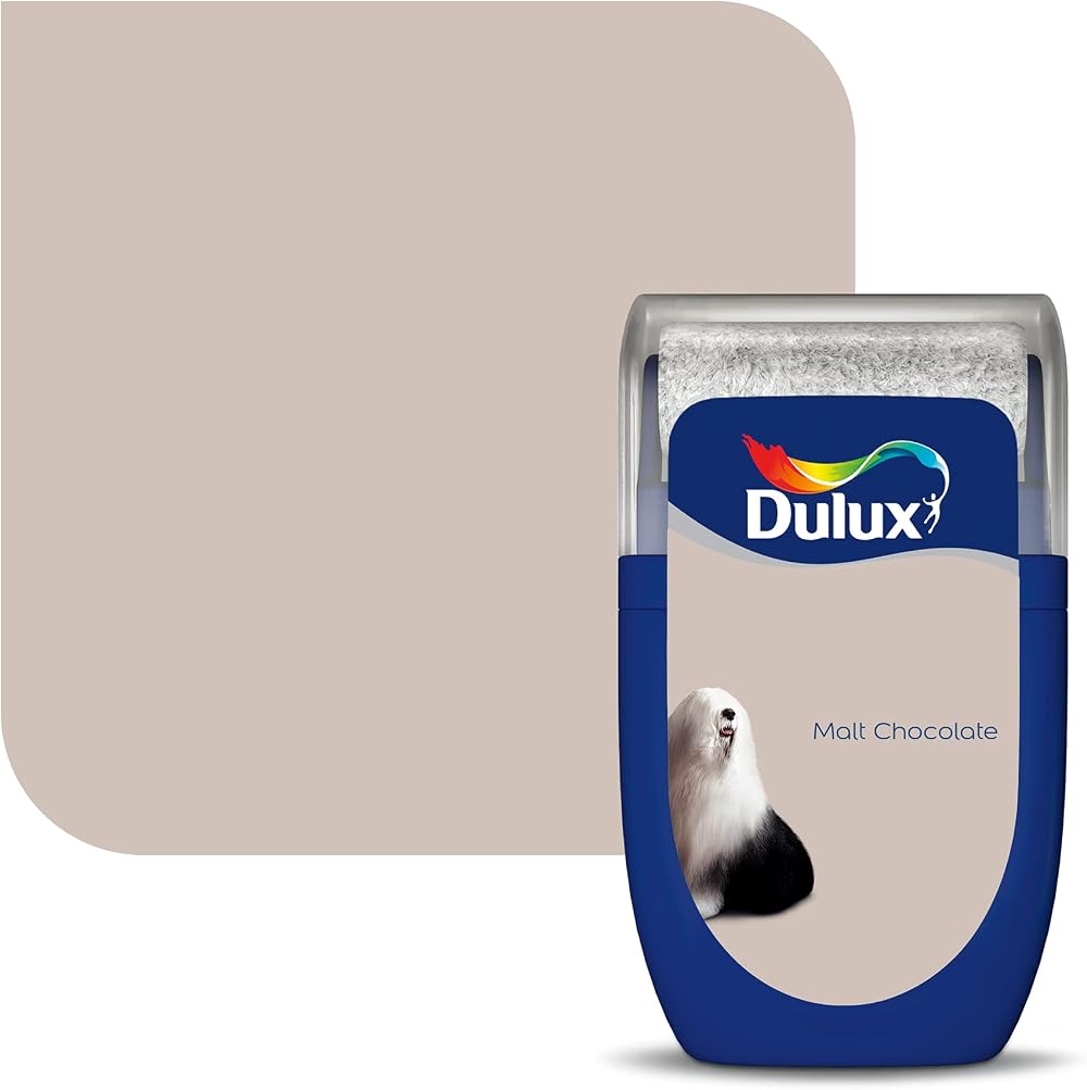 Dulux Walls & Ceilings Tester Paint Malt Chocolate 30 ml