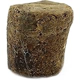 Raw African Black Soap - Natural Shea Butter - Pure Organic Imported from Ghana - Unscented and Handmade - 1lb (16 oz)