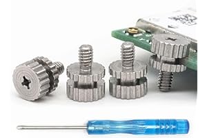 Awxlumv M.2 Screw Kit 304 Stainless Steel, NVMe M.2 SSD Mounting Screws for Asus Gigabyte ASRock Msi Motherboards Installatio