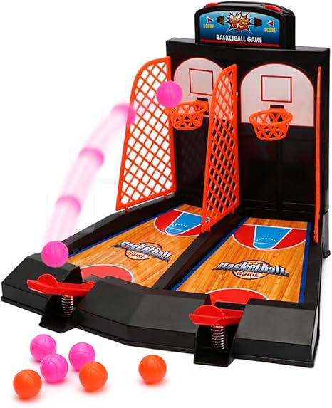 WISHTIME Tablero Minibasket Juego de Tiro Juego de 2 Jugadores ...
