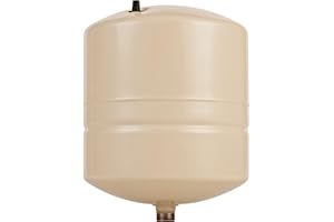Red Lion RL4A - 4.5-Gallon Inline Pre-Charged Pressure Tank for Well Pumps, 3/4-Inch MNPT System Connection, Almond, 604653