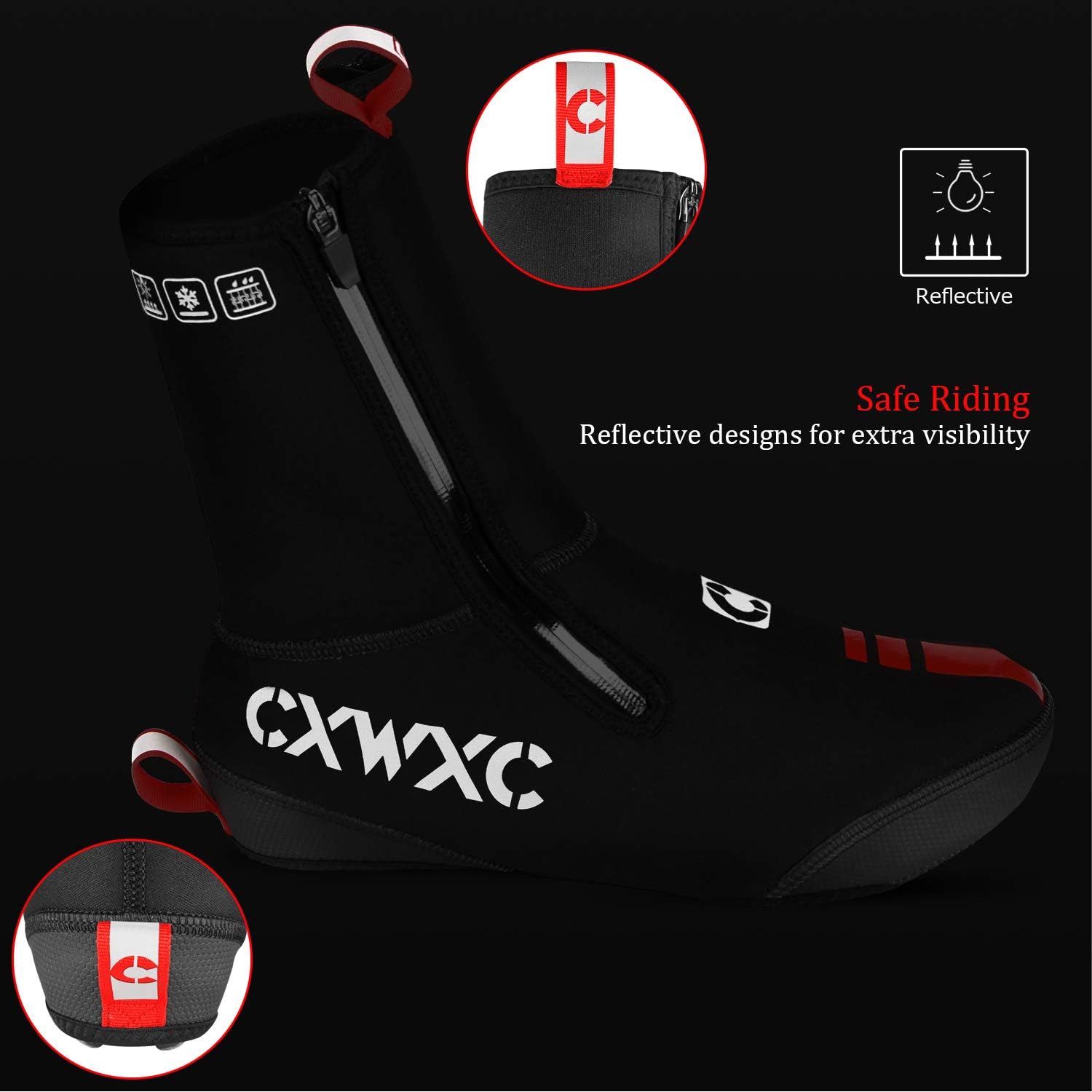 cxwxc cycling shoe covers
