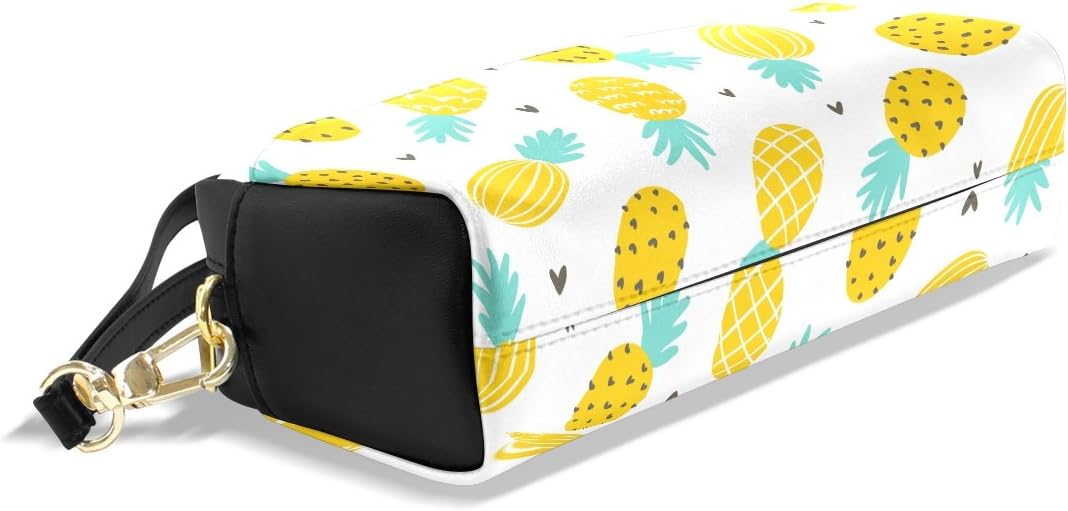 Pencil Case with Compartments Stationery Pouch Pen and Pencil Organiser Make-up Case for Children Girls for School,Pineapple Pencil Bag - Image 5