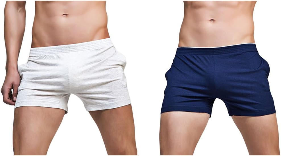 sandbank Men's Pocket Running Workout Gym Active Shorts Lounge Sleep Bottoms