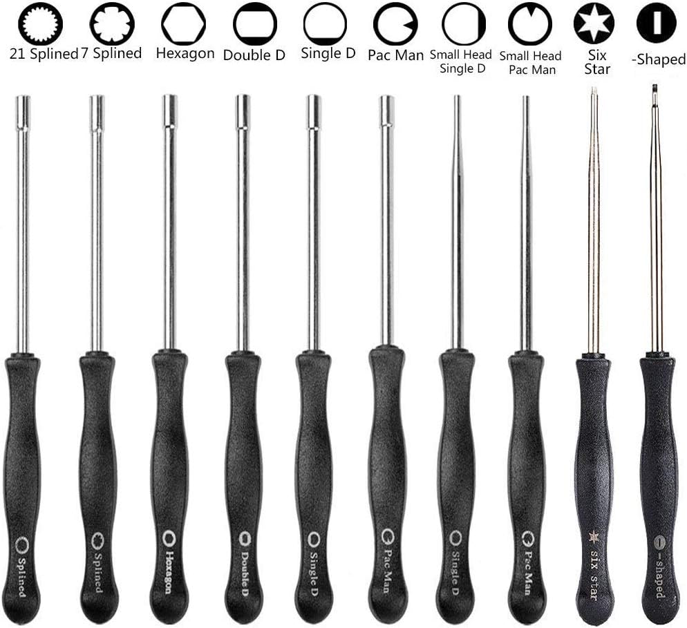 10 Pcs Carburetor Adjustment Tool Screwdriver Kit for Common 2 Cycle Carburator Adjusting Small Engine Carb Tune up Adjusting Tool  - - 