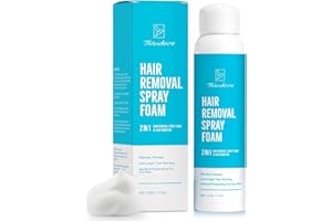 DCSILY Hair Removal Cream for Women & Men: Sensitive Skin Hair Remover Spray Foam for Intimate/Private Area - Smooth Hair Product for Face, Bikini, Body, Pubic, Legs, Arms - Easy for All Skin Types