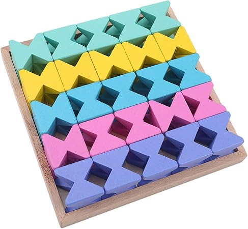 Amazon Largesoy 積み木 木製 つみき 木のおもちゃ ブロックス オリジナル 天然 知育玩具 図形キューブ積み木 知育 ランキング カラー 空間認識能力を育まれ 積み木 おもちゃ